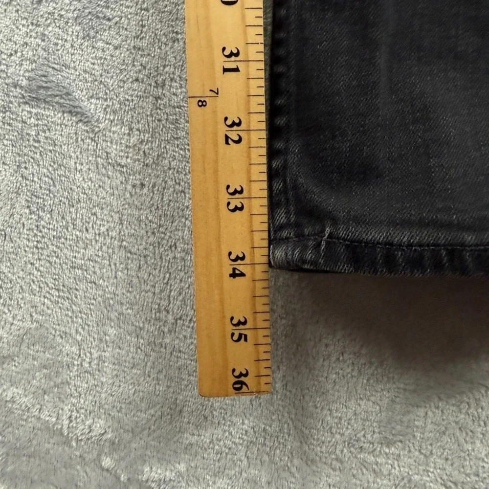 Rag & Bone Jeans Mens 32 Black Fit 1 Extra Slim Distressed Denim